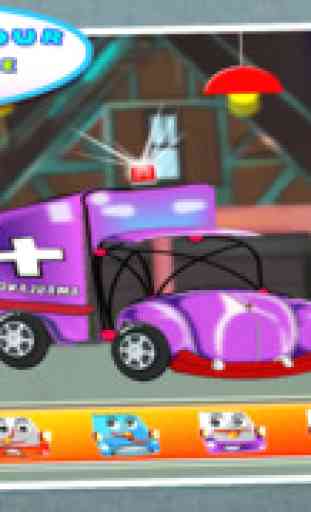 Ambulance Builder & Garage – créer des voitures dansl'atelier des enfants, la réparation des Autos au Salonmécanique de jeu 2