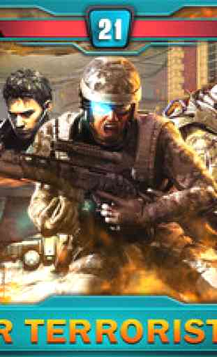 Américaine Commando contre de Squad terroristes dans la guerre civile - 3d Sniper Assassinat 1