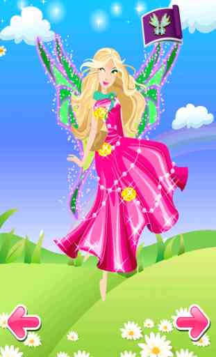 Angel Fairy Dress Up – filles enfants mignon petit mode beauté gratuit maquillage & Dress Up jeu 3