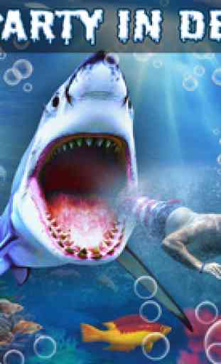 Angry Attack Shark - Loi comme un vrai requin dans les eaux profondes pour surmonter votre faim et l'attaque comme un tireur d'élite. 2