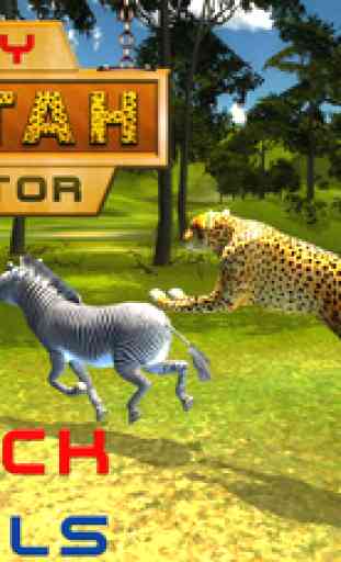 Angry Cheetah Survival - Un prédateur sauvage en 3D désert jeu de simulation 4
