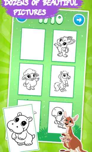 Dessin et Coloriage animaux de livres pour les tout-petits: enfants dessin, peinture et griffonner des jeux pour les enfants 4