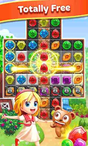 Diamants Dash! meilleur jeu de match 3 et puzzle gratuit plein de candy - Amazing Jewel World Star Adventure 2 1