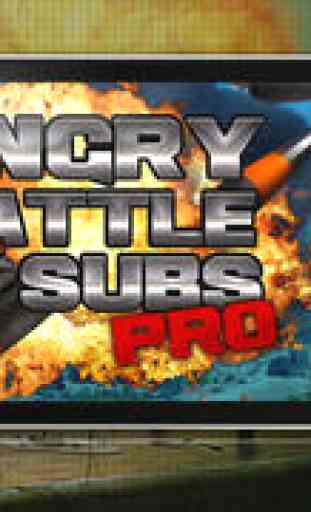 Les sous-marins de combat Angry PRO - un jeu de sous-marin de guerre! 3
