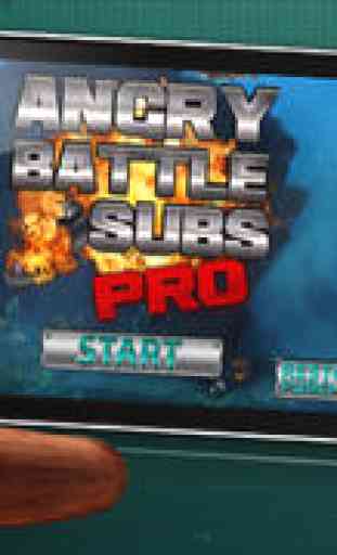 Les sous-marins de combat Angry PRO - un jeu de sous-marin de guerre! 4