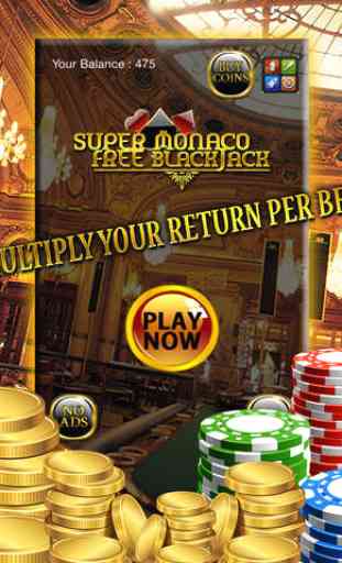Tout ou Rien Trésors Boomtown Casino- 21 Blackjack Superbe Monaco Hit ou debout 3