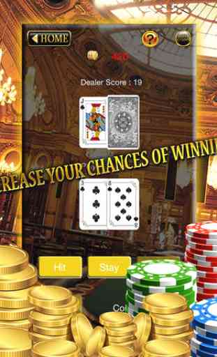 Tout ou Rien Trésors Boomtown Casino- 21 Blackjack Superbe Monaco Hit ou debout 4