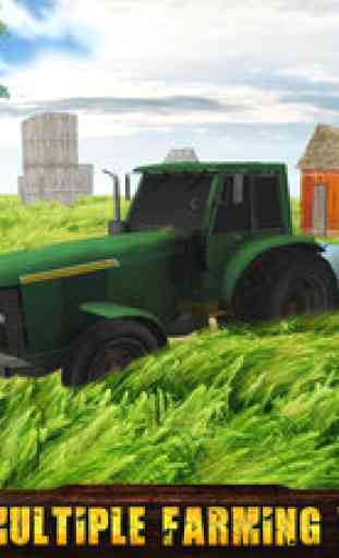 Animal Farm Tractor & Cattle Transport Truck 3D 3