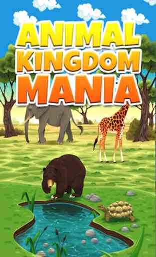 Animal Kingdom Mania: Match 3 Penguin, Ours, Lion, Tigre & More 1