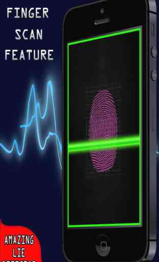 Lie Detector incroyable Gratuit - 3in1 Fingerprint Camera & Voix Scanner 3
