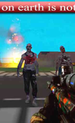 Seul à la Ville de Zombie - jeu de tir Sniper 1