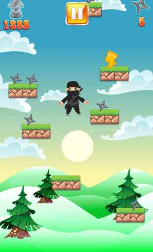 Un fer Jump Ninja - Speedy Samurai Saut Free Battle 4