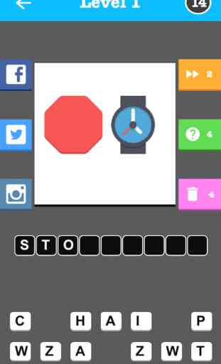Un jeu Emoji Trivia - Avec partage Instagram et Facebook 1