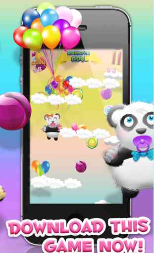 Bébé Panda Bears Candy Rain HD - Fun Nuage Saut Edition Jeu GRATUIT! Baby Panda Bears Candy Rain HD -  Fun Cloud Jumping Edition FREE Game! 3