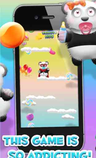 Bébé Panda Bears Candy Rain HD - Fun Nuage Saut Edition Jeu GRATUIT! Baby Panda Bears Candy Rain HD -  Fun Cloud Jumping Edition FREE Game! 4