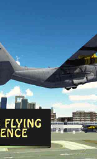 Arme de l'armée avion cargo simulateur transport 1