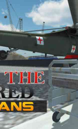 Armée Hélicoptère Ambulance 3D - Apache Flight Simulator Jeu 4