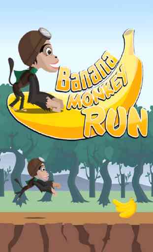 Banana Singe Run - Araignée Jump Minion Fun Rush 1