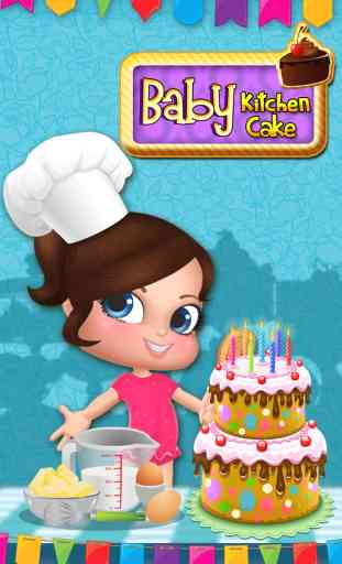 Bébé Gâteau cuisine - Jeux de cuisine pour les enfants 1