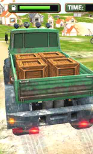 Grande de Ferme camion 3D: Simulateur d'exploitation agricole Jeu de conducteur de tracteur 1