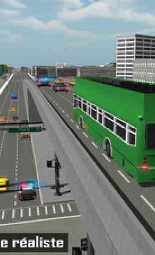 Grande ville Conducteur de bus Simulateur 2016: 3D Coach au volant et Ecole de stationnement Jeu 1