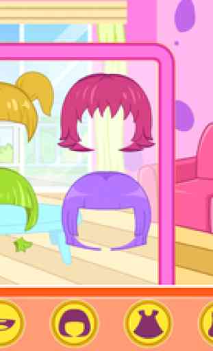 Le parti de Belle habiller salon de coiffure (Happy Box) gratuit pour les enfants jeu de coiffure 2