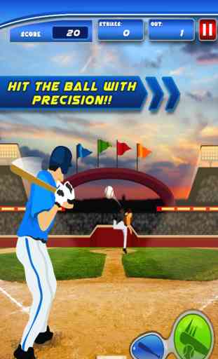 Sports Tap Baseball - Jouer en tant que Star Player et vis à billes de frapper le meilleur score au championnat 1
