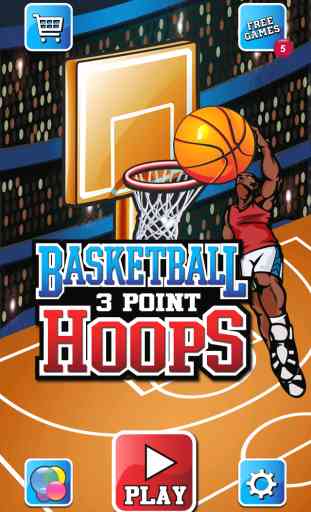 Basketball - 3 Point Hoops 1