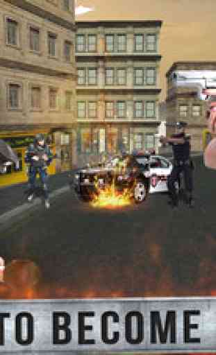Bataille Ville Combat: SWAT Police sauvetage 4