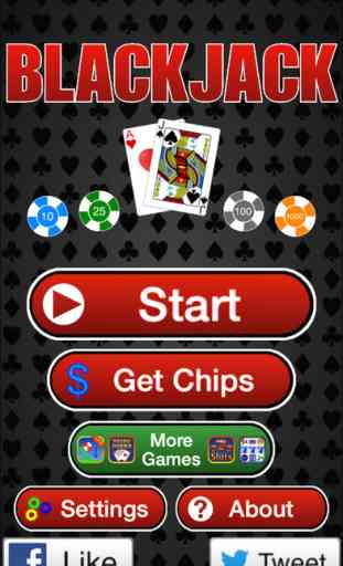 Blackjack - Jouez au Blackjack sur votre iPhone ou iPad! 3