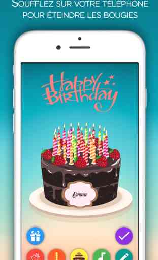 Bon Anniversaire : Birthday Cake and ecards 1
