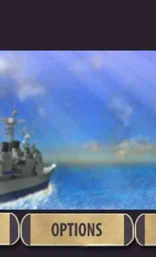 cuirassé roi 3d: navire de guerre de la bataille 3