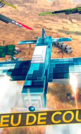 Aircraft Block Wars Avion de Guerre 3D Simulateur de Vol Gratuit 1