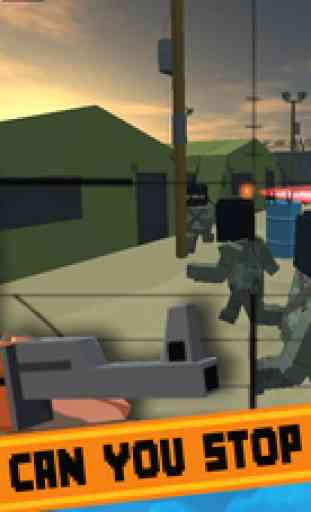 Bloquer Battles Ville Guerre: Pixel Cops Gun artisanat à in robbers world Game 2