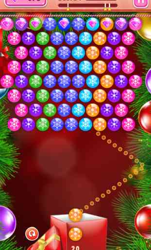 Boules de Noël - Free puzzle bubble jeu de tir jeu de Saga pour les filles et les garçons 2