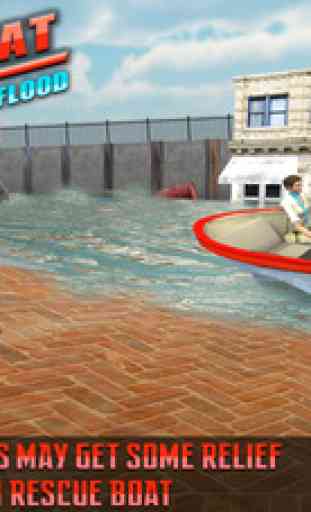 Mission de sauvetage en crue en bateau : sauvetage d’urgence & jeu de Simulation de sauvetage de la côte 3