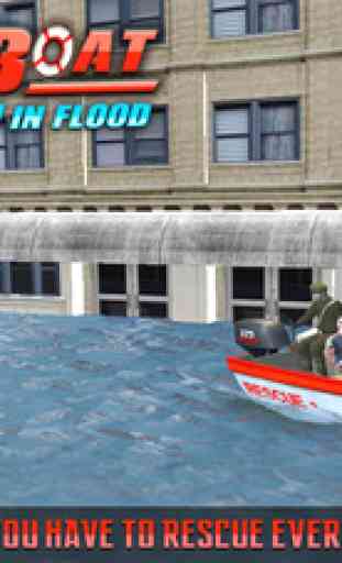 Mission de sauvetage en crue en bateau : sauvetage d’urgence & jeu de Simulation de sauvetage de la côte 4