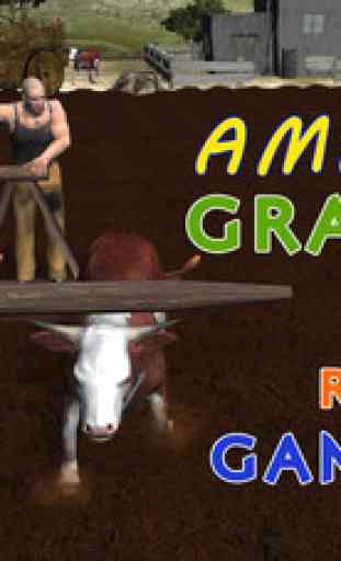 Taureau simulateur panier agricole - Golf bullock ou de course jeu de simulation 2