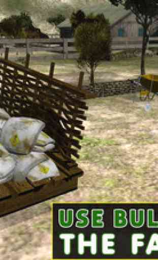Taureau simulateur panier agricole - Golf bullock ou de course jeu de simulation 3