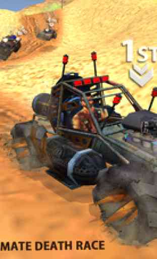 Race buggé voiture: Death Racing Off Road Sim 4