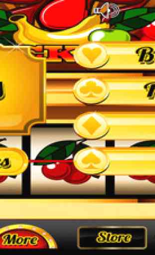 Casino à Las Vegas Slots Craze & chanceux d'or Bingo Poker Blackjack Pro 2