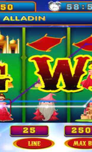 Casino Hit It Slots chanceux Magic 7 de Rich Or lampe d'Aladin Pro 2