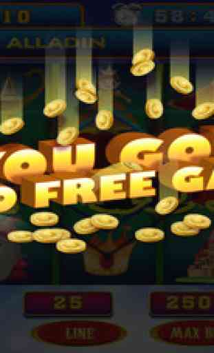 Casino Hit It Slots chanceux Magic 7 de Rich Or lampe d'Aladin Pro 4
