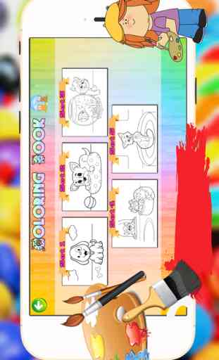 Chien Chat Coloring Book - dessin et la peinture des animaux pour les bons jeux d'enfants 2