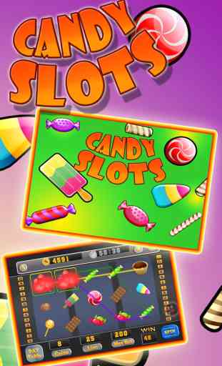 Slots Candy - Sweet Rush Jackpot Slot Machine (Fun jeux de casino gratuits) 1