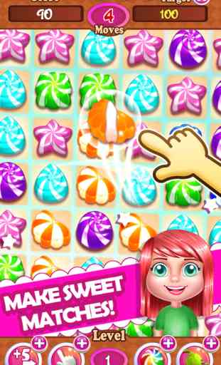 Candy manie Blast match-3 Fruit Swap Puzzle jeux 2
