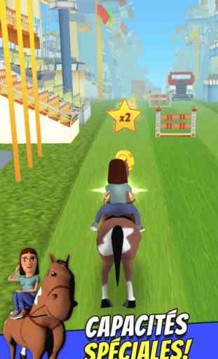 Équitation Cartoon Gratuit - Amusant Jeu de Cheval de Course 3D 3