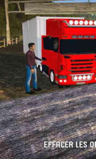 Transport de marchandises de camion remorque 2