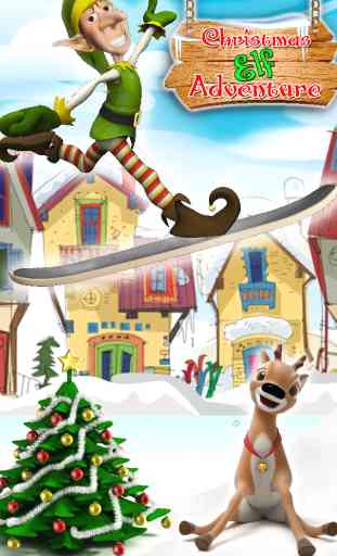Christmas Elves Adventure Free - Mega Surf Slide in Mountain Snow for Xmas - Free Version 1