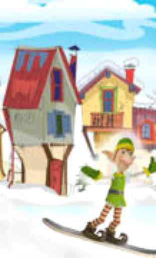 Christmas Elves Adventure Free - Mega Surf Slide in Mountain Snow for Xmas - Free Version 2